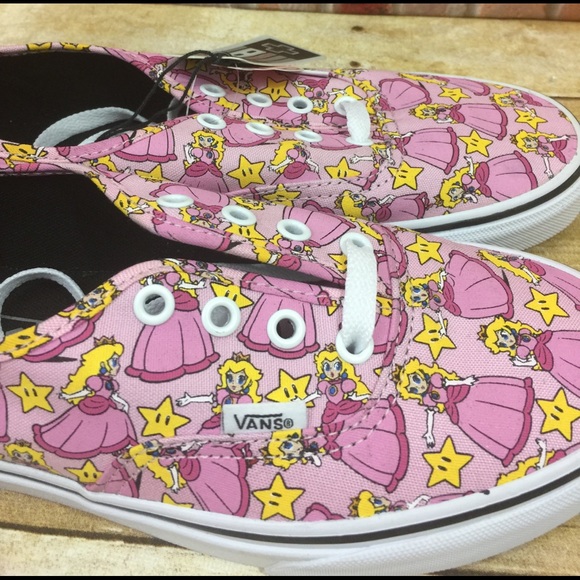 Vans x Nintendo Princess Peach Classic Lace Up NEW - Picture 3 of 6