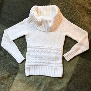 WHBM Ivory Knit Sweater