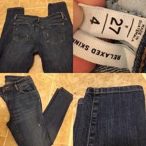 LOFT | Relaxed Skinny Jeans | EUC
