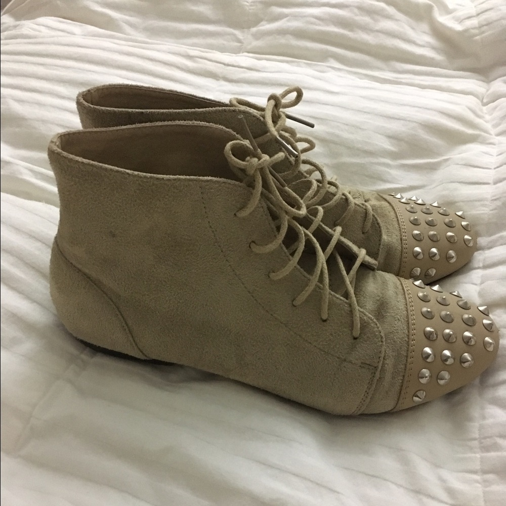 Studded Suede High-Tops