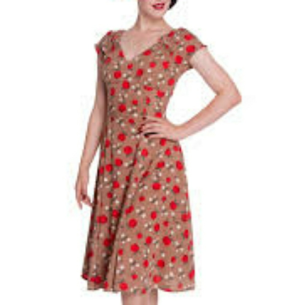 Hell Bunny Vixen Apple Dress