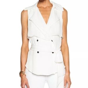 Haute Hippie 100% silk vest tank