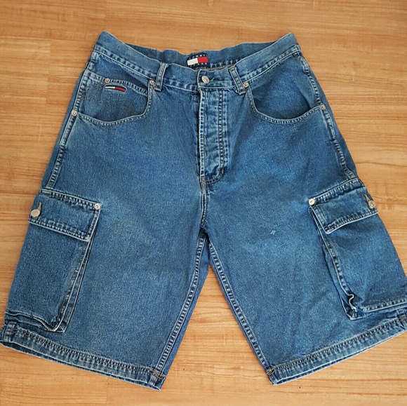 Tommy Hilfiger Other - Vintage Tommy Hilfiger cargo jean shorts