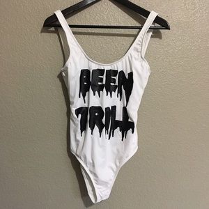PAC SUN x BEEN TRILL one piece swimsuit