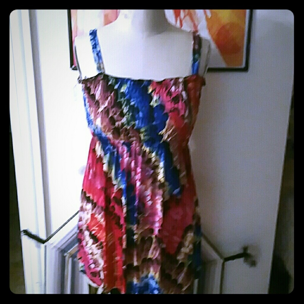 multi color dress