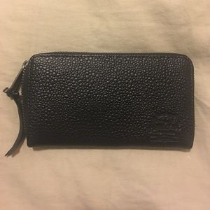 Herschel Supply Pebbled Leather Wallet