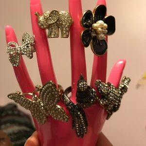 7 cocktail rings