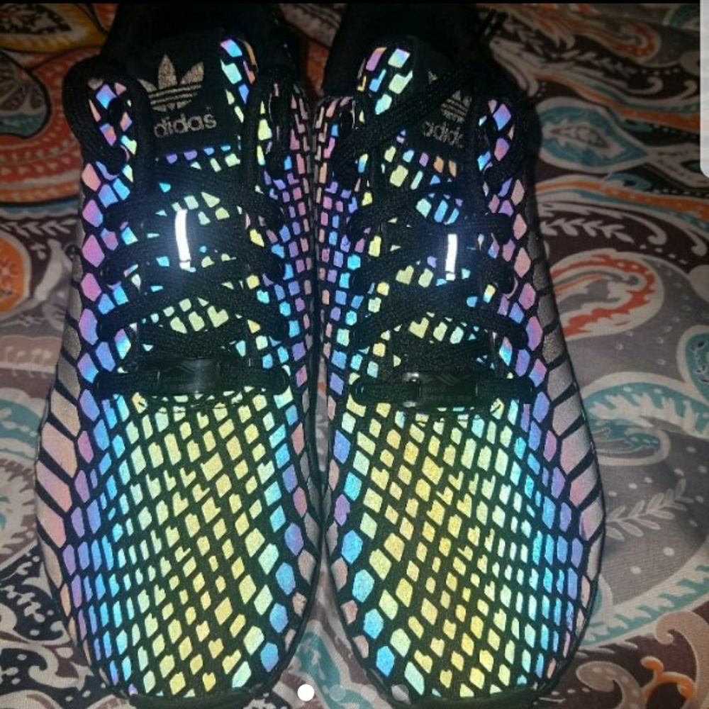 ❌SOLD❌ADIDAS ZX FLUX REFLECTIVE  ALL BLACK XENOS!!