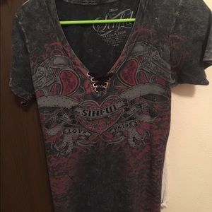 Sinful by affliction tee