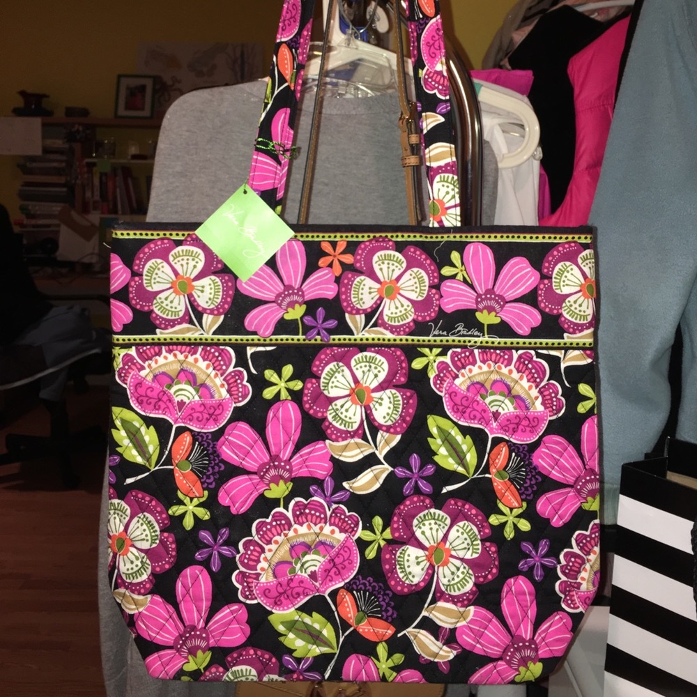 NEW Vera Bradley Floral Tote
