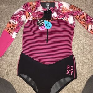 Roxy Front Zip Long Sleeve Springsuit