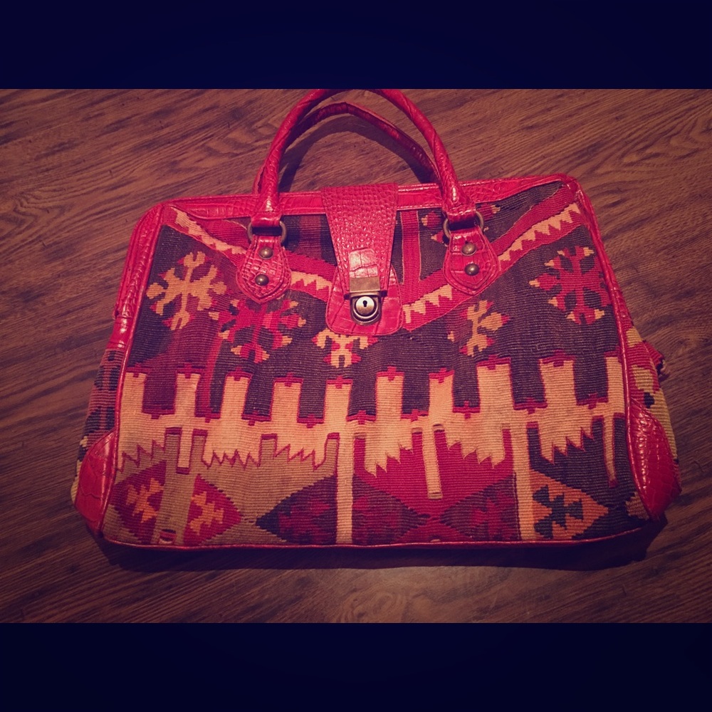 One of a kind handmade  Medium Kilimrug bag SOLD