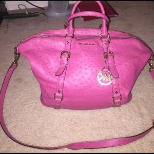 Michael Kors Genuine Leather Satchel Bag
