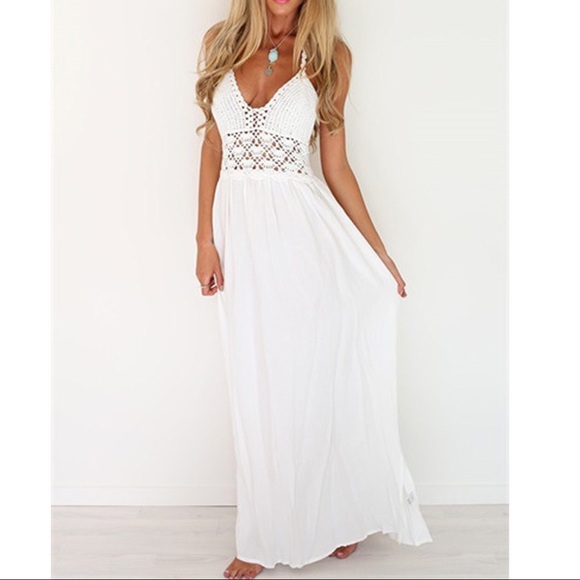White maxi dress - Picture 2 of 4
