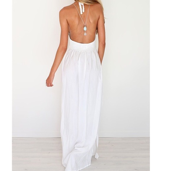 White maxi dress - Picture 3 of 4