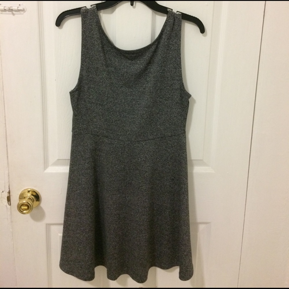 Grey body con dress