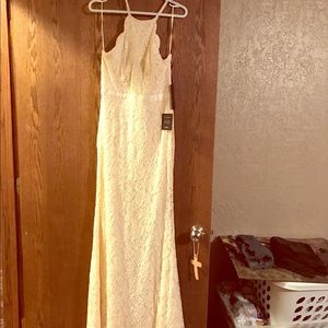 Ivory lace dress