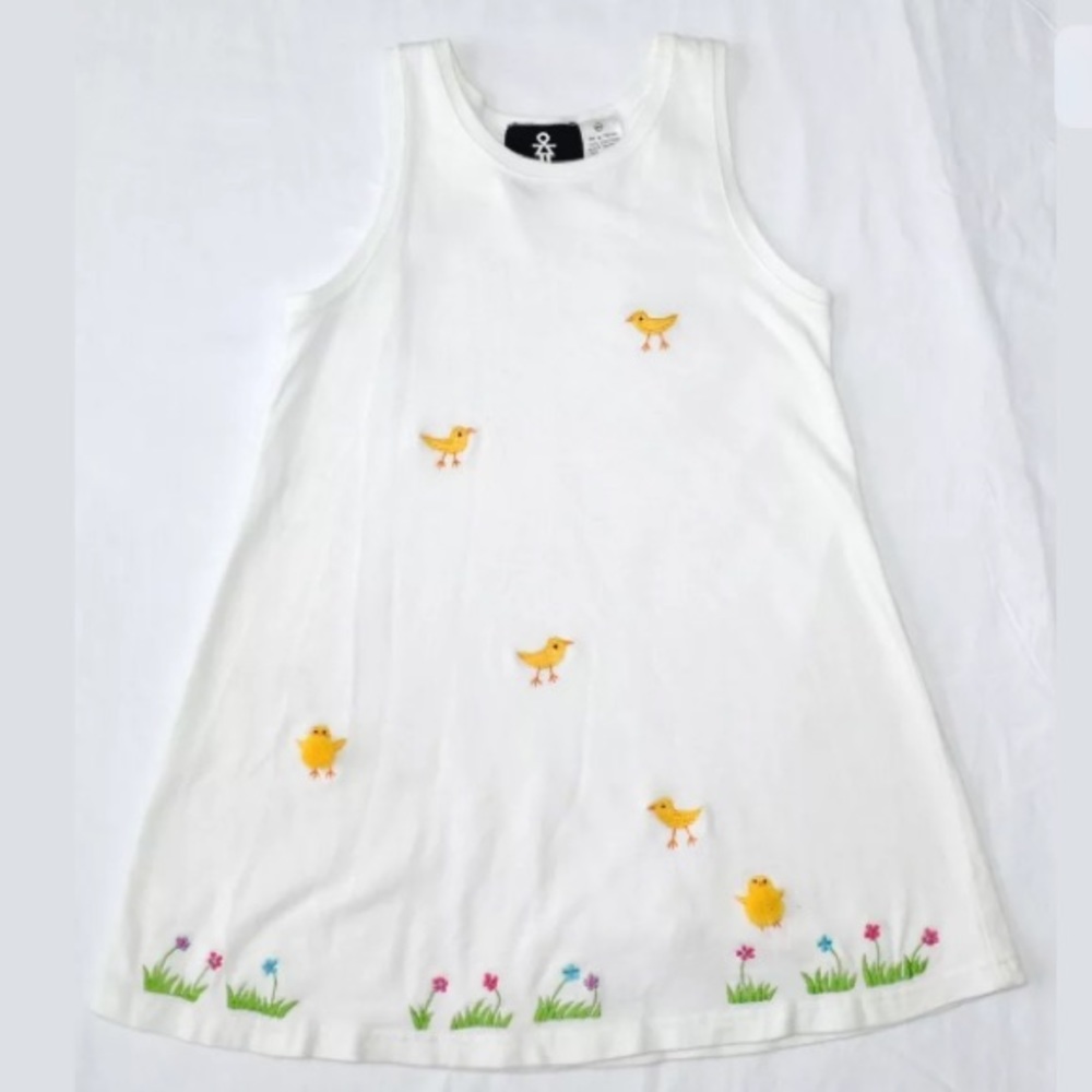 Michael Simon Girl White Spring Easter Sundress