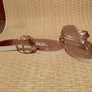 Coach Never Worn Flip Flops Size 8