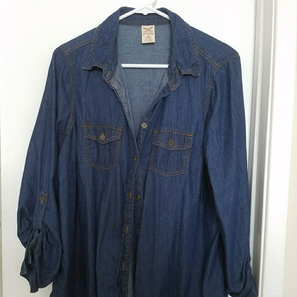 Denim top