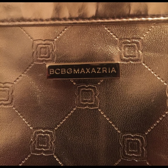 Gold "BCBGMAXAZRIA" Tote - Picture 2 of 4