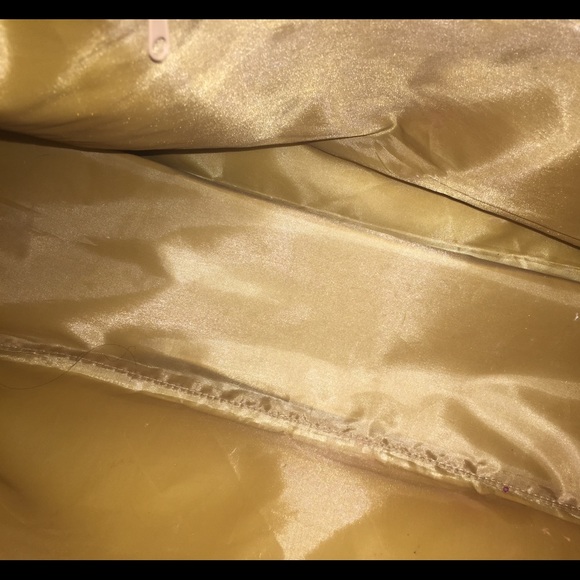 Gold "BCBGMAXAZRIA" Tote - Picture 4 of 4