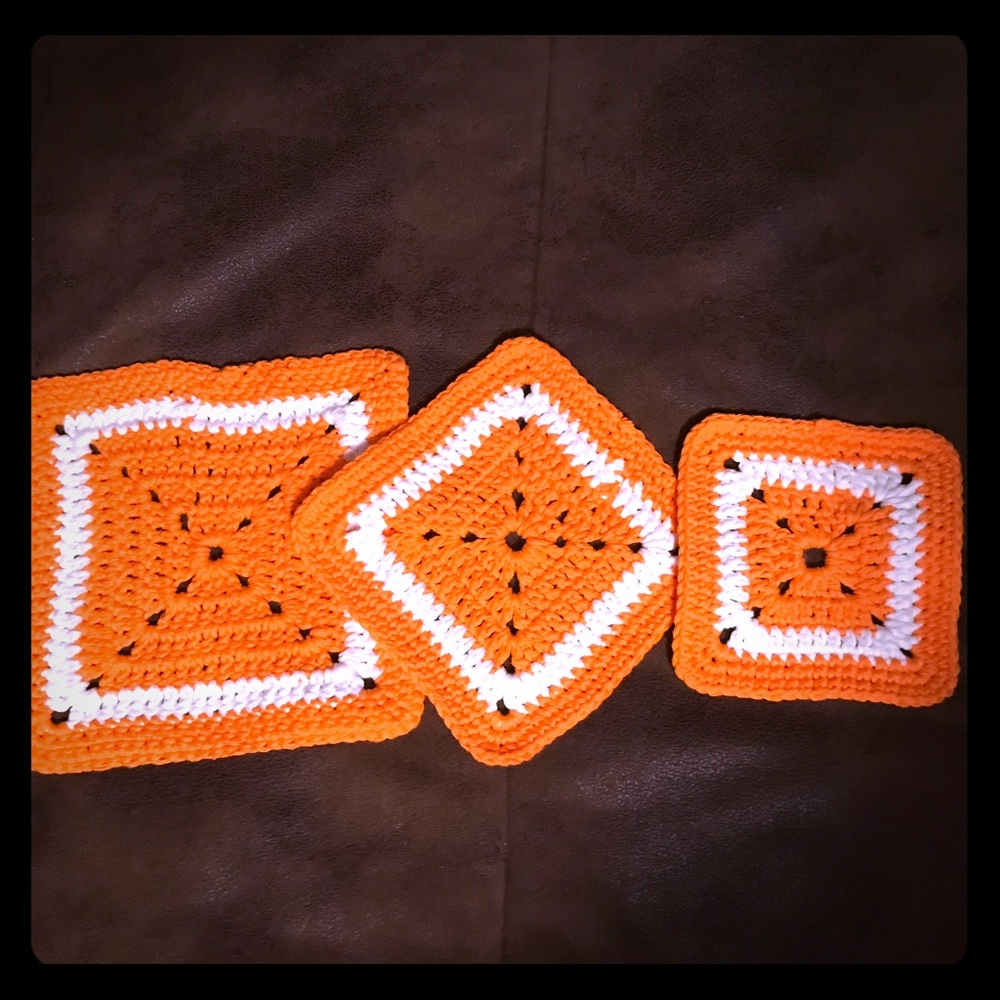Homemade pot holders/dish clothes
