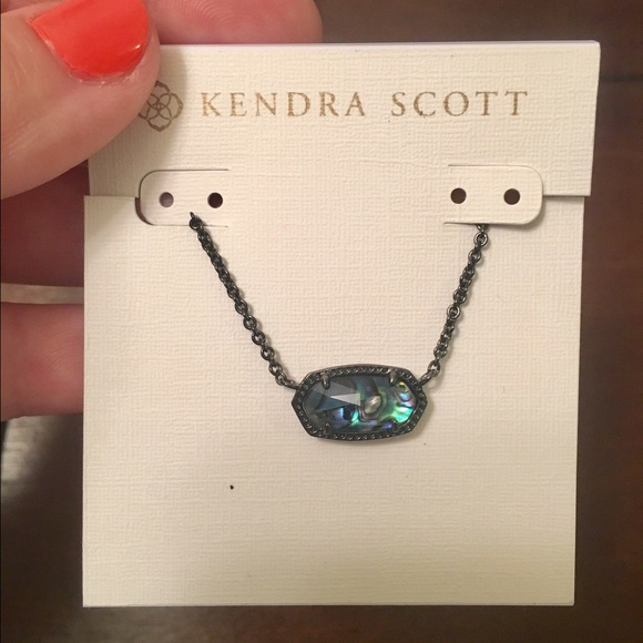 Gunmetal Abalone Elle and Elisa Set - Picture 2 of 3