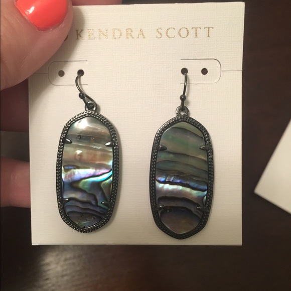 Gunmetal Abalone Elle and Elisa Set - Picture 3 of 3