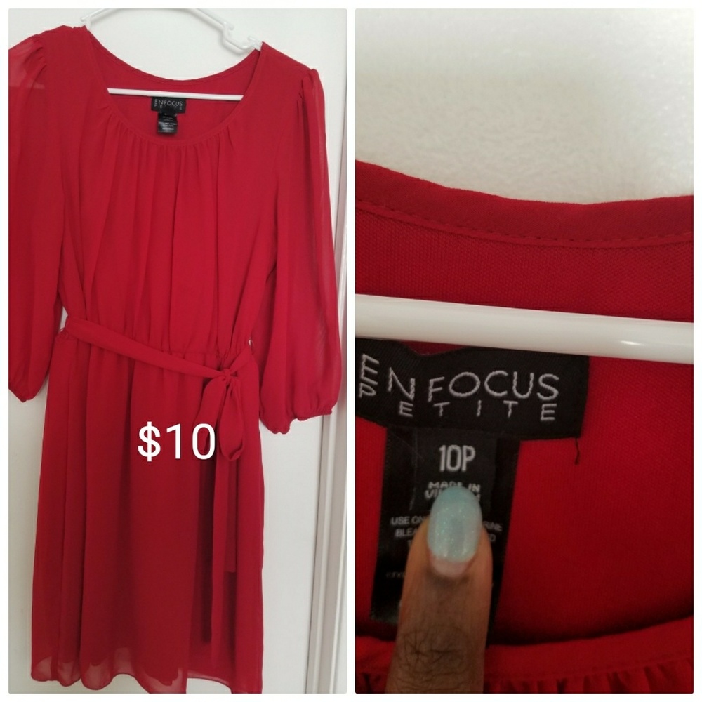 Red dress