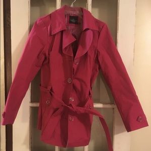 Pink Woman's Rain Coat