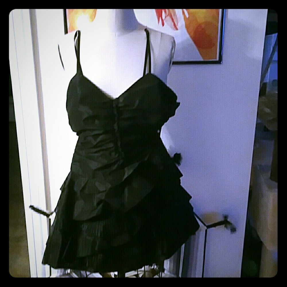 black dress