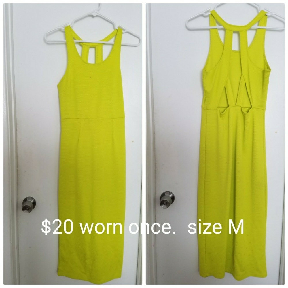 Neon fitting dress