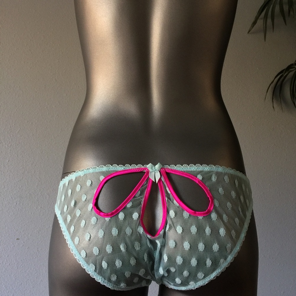 MIMI HOLLIDAY Hummingbird Petal Knickers Lite Blue