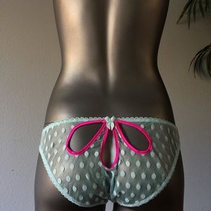 MIMI HOLLIDAY Hummingbird Petal Knickers Lite Blue