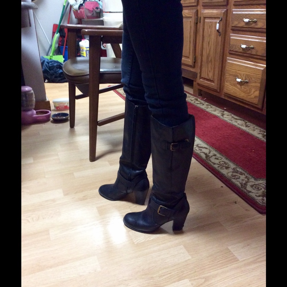 Clarks boots black 8m