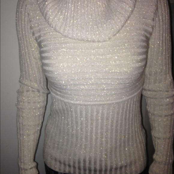 Long sleeve - sweater top - sparkle / champagne - Picture 1 of 1