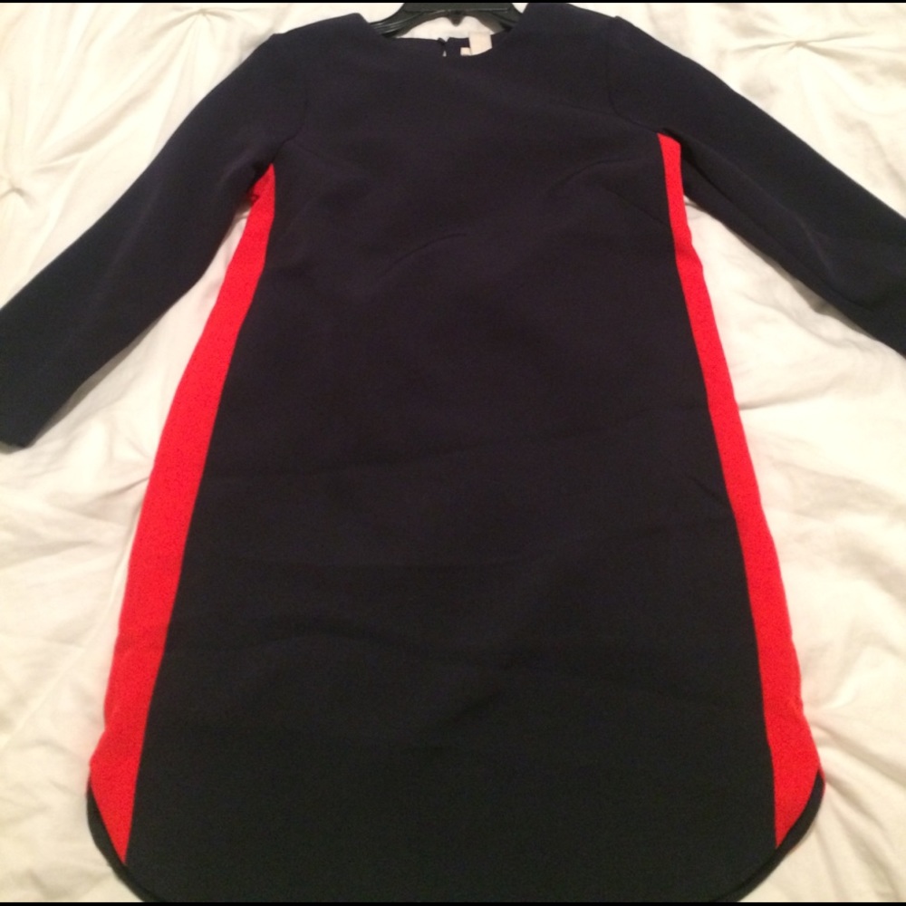 Fashionable Navy Blue Dress