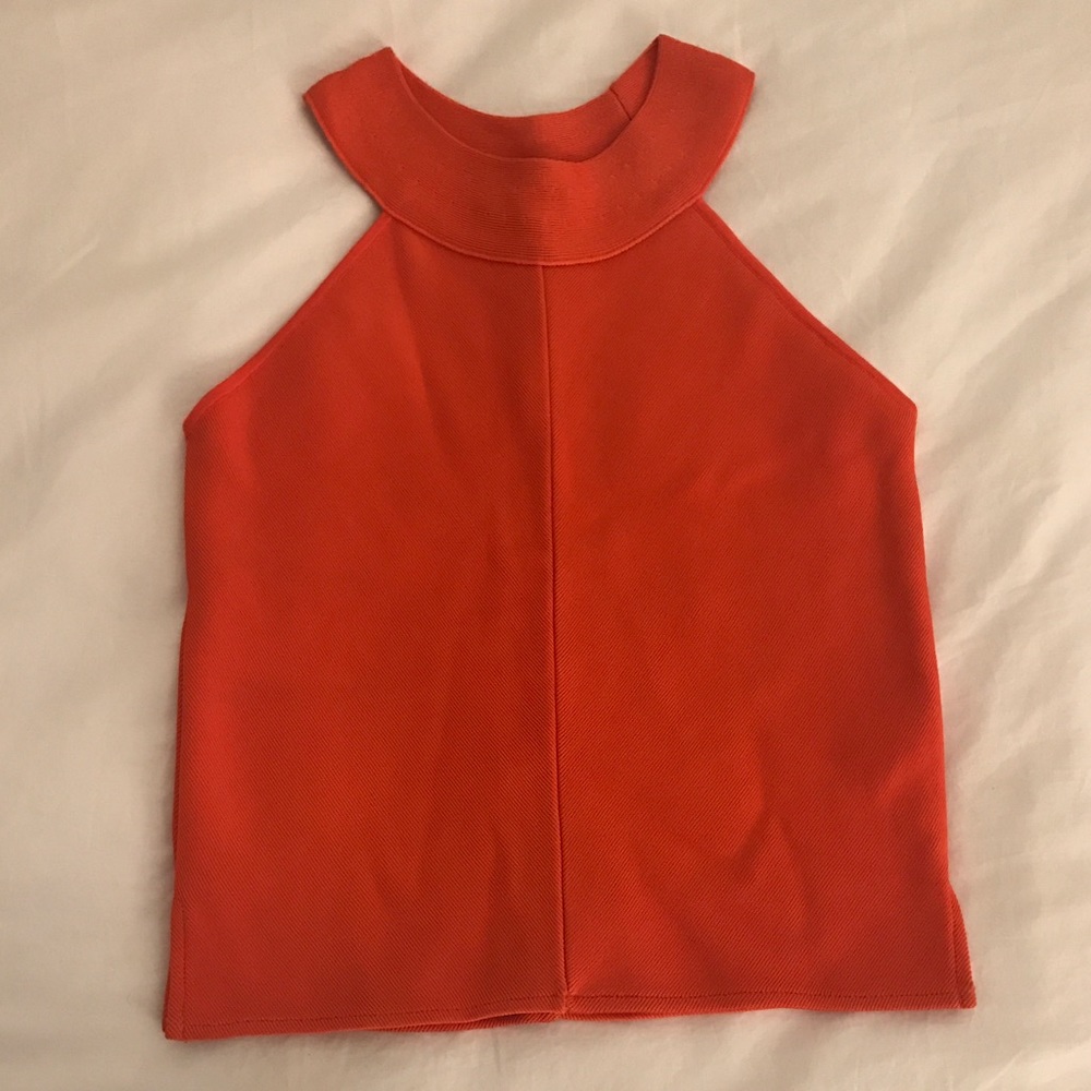 Zara Stretch Knit Cutaway Tank