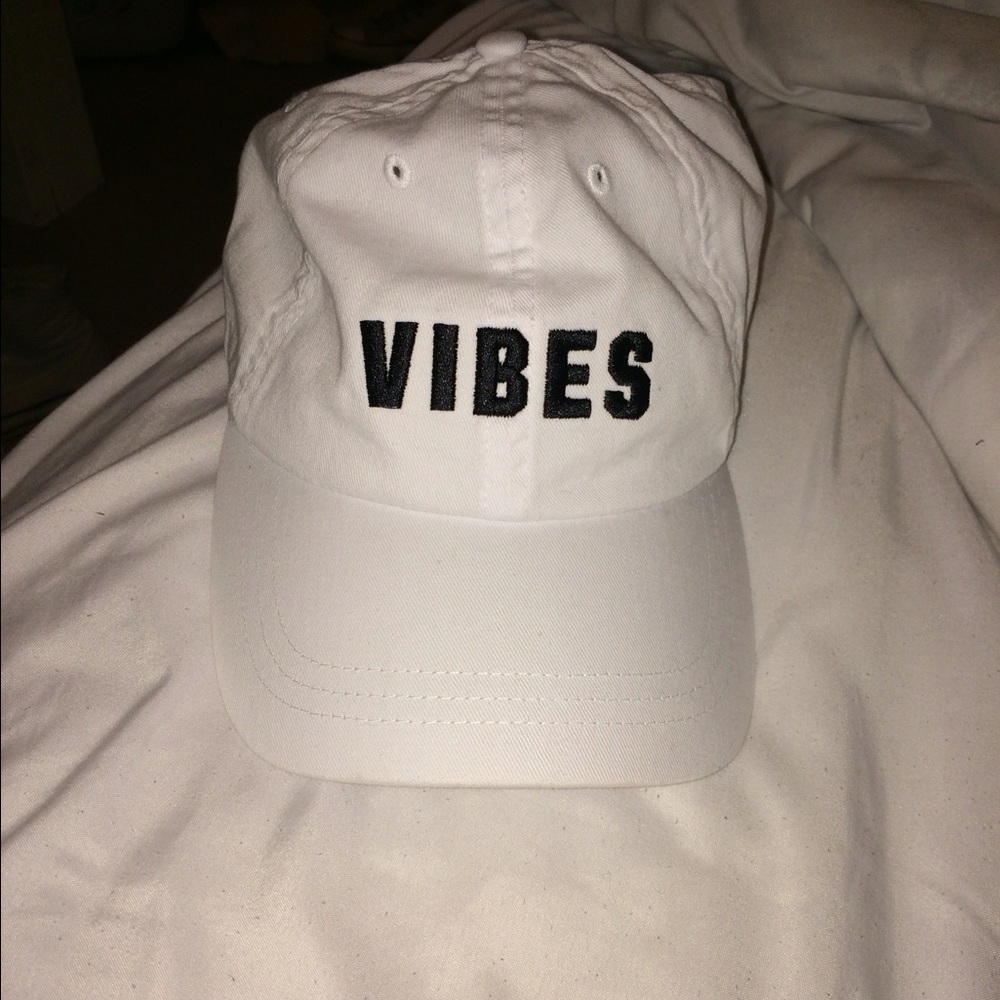 White Victoria's Secret vibes hat
