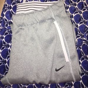 Gray Nike sweatpants