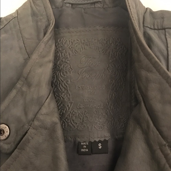 Leather Moto Style Vest - Picture 2 of 3