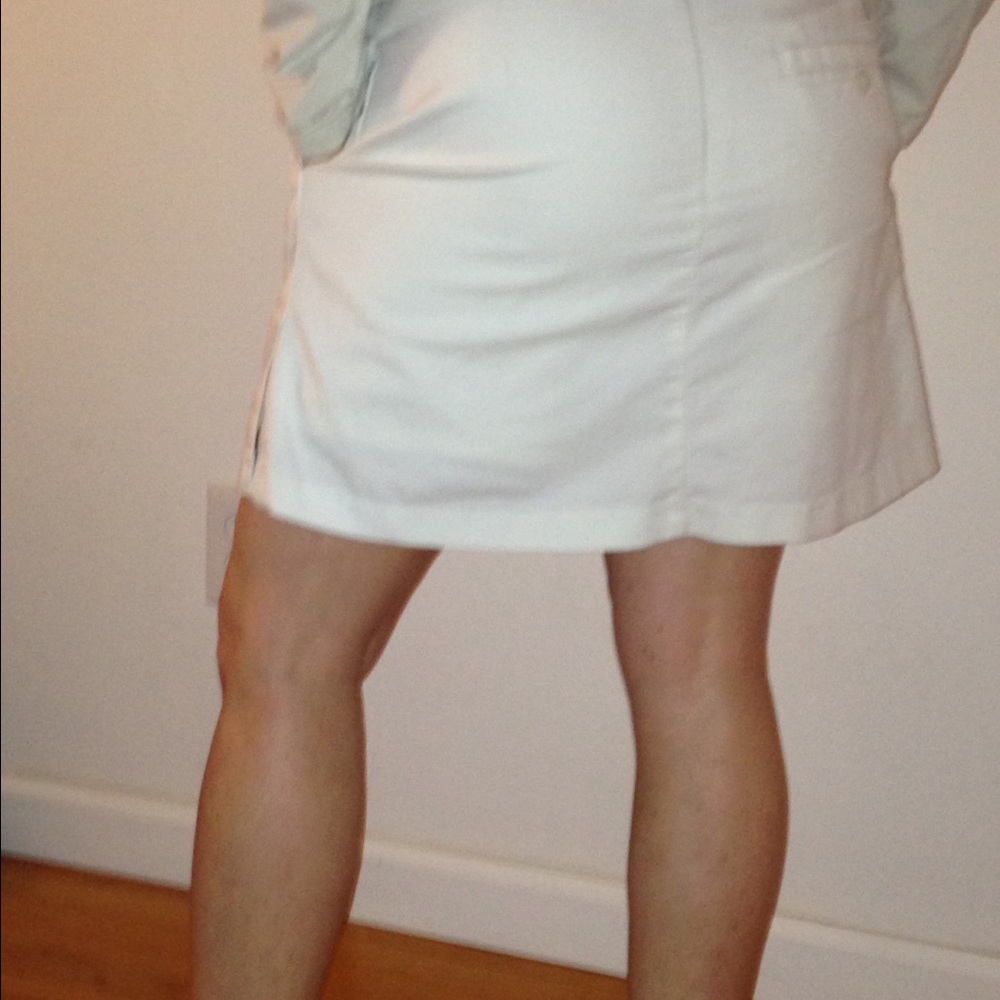 Adidas white skirt