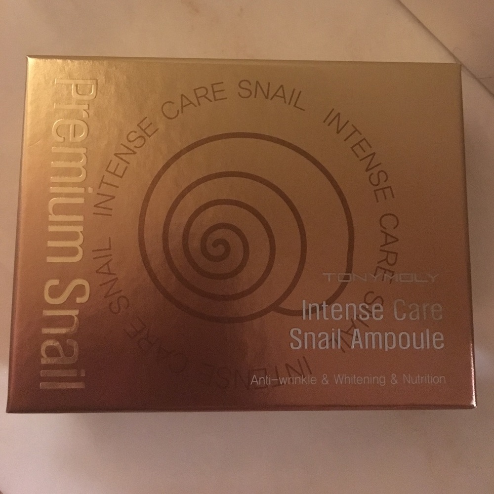 NEW Tonymoly Intense Care Snail Ampoule and Mask