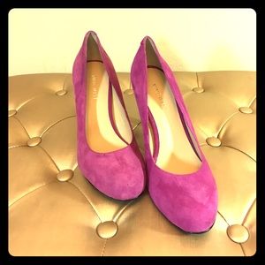 Nine West Fuchsia Pink Suede Pumps