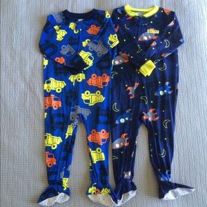 Like New! Set of 2 Baby Boys' Footed Pajamas