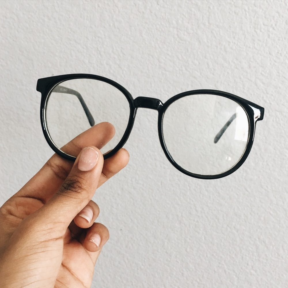 Clear glasses