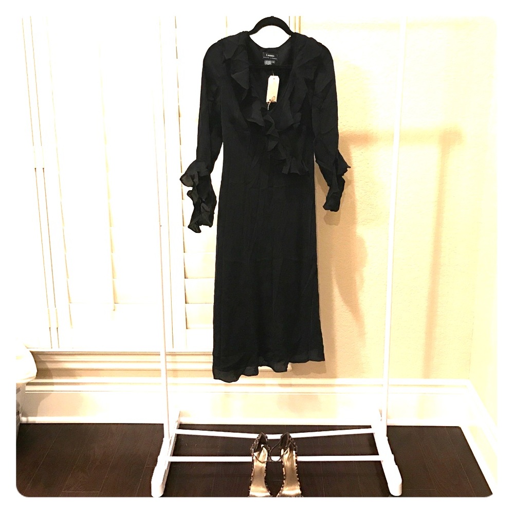 Ralph Lauren LAUREN silk dress