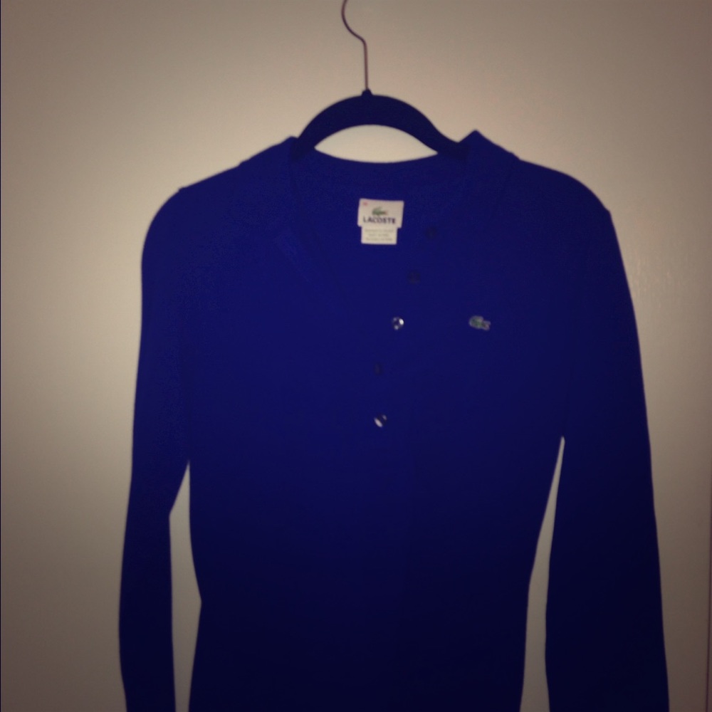 Blue collared shirt
