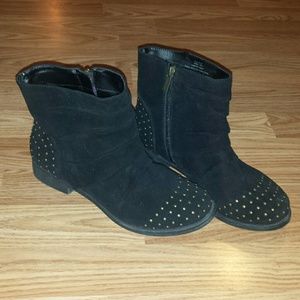 Copper Studded Booties